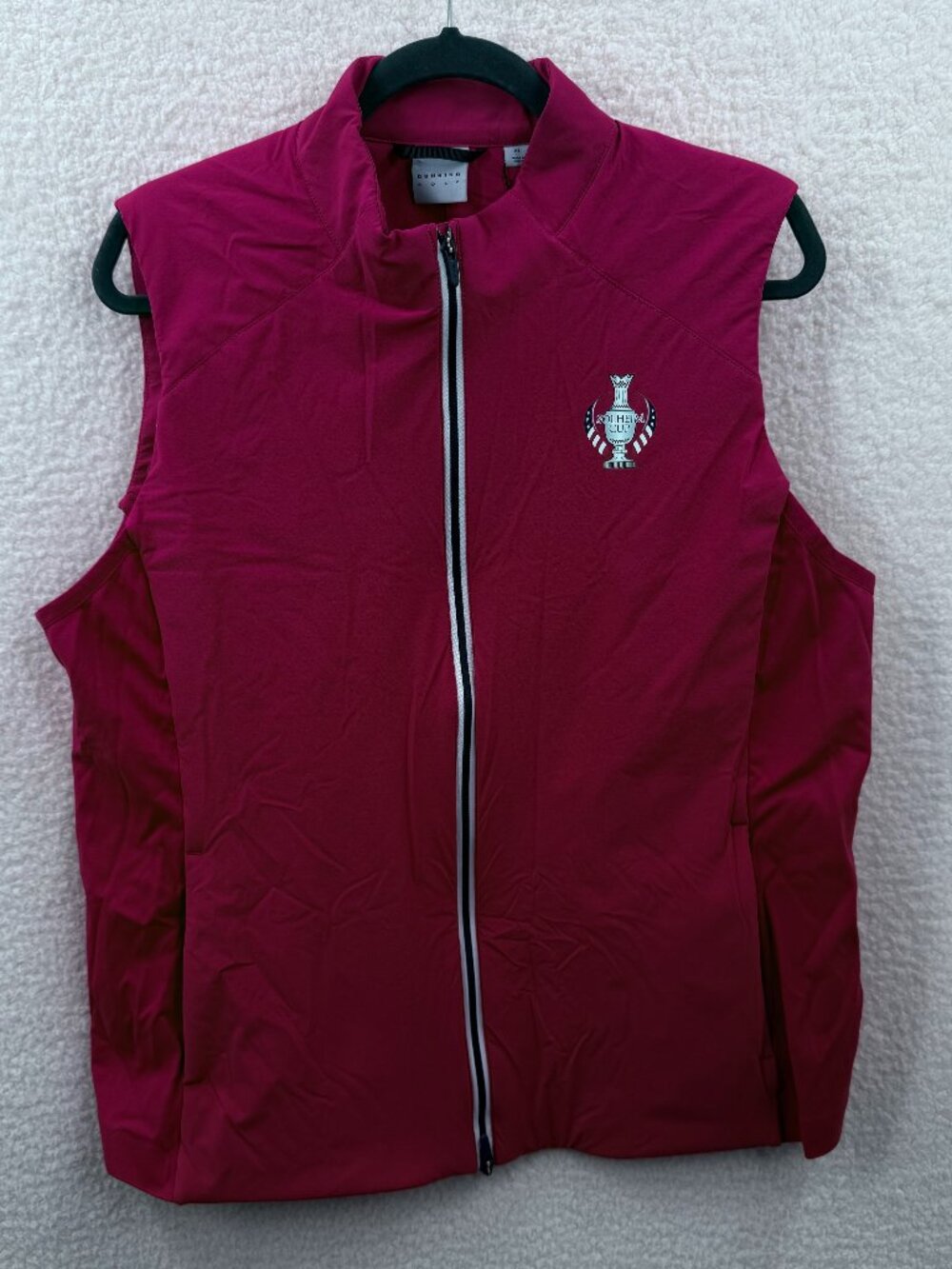 Dunning Solheim Women’s Golf Cup Insulated Vest - Glory Red Size XL NWT